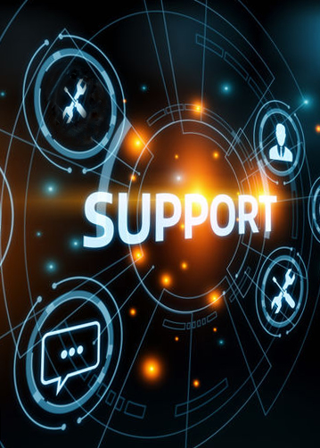 Graphic of technical support